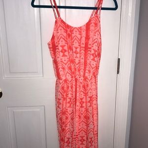 Coral summer tank dress!
